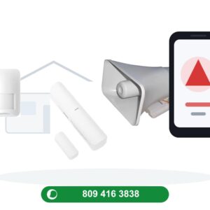 Alarma básica para casa o negocio con instalación incluida