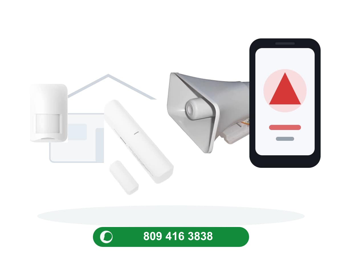 Alarma básica para casa o negocio con instalación incluida