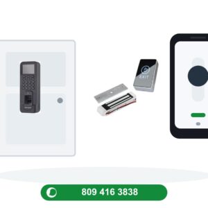 Control de acceso para 1 puerta con huella e instalación incluida