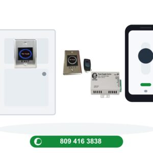Control de acceso con respaldo eléctrico e instalación incluida